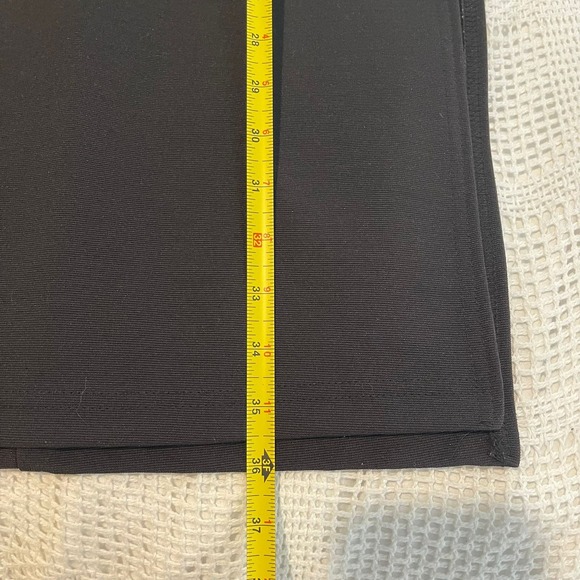 Vtg Y2k Edgy Romantic Renee Lauren HighSlit Black Skirt Built in Short S Minimal - Picture 11 of 12